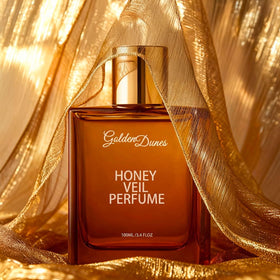 HABOHUSE Golden Dunes Honey Veil amber-oud note close-up communicates depth