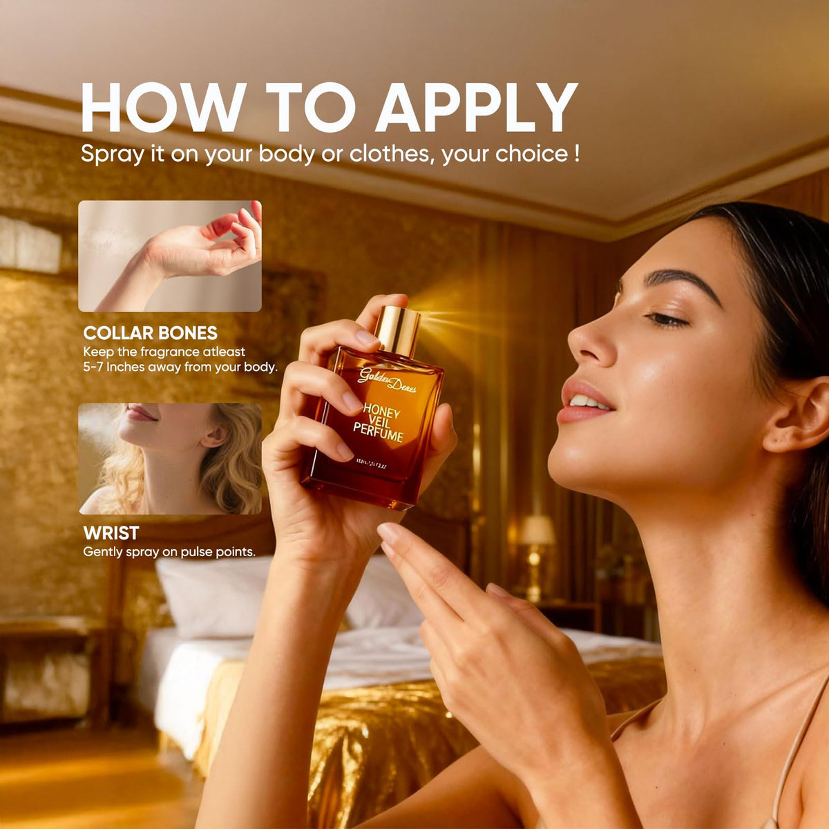 HABOHUSE Honey Veil vanilla-soft-spice image suggests versatile, gender-neutral appeal