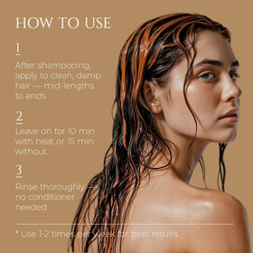 HADAT Liquid Silk Treatment demonstrates frizz control and shine on hair