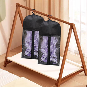 Hadwoer wig storage bag dustproof design shields wigs from dust and moisture.