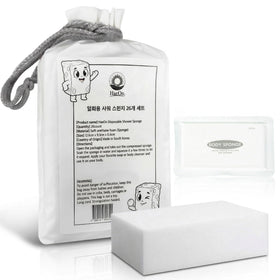 HaeOn disposable shower sponge 26-pack for hotel and travel cleaning