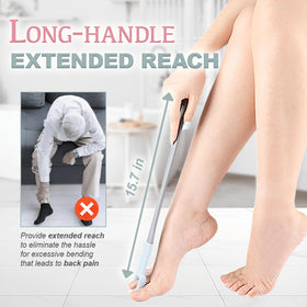 HAFRILY soft silicone brushes ensure hygienic, long-lasting use in the shower