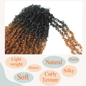 Haftaluv Yanky Twist crochet hair easy install for DIY styling