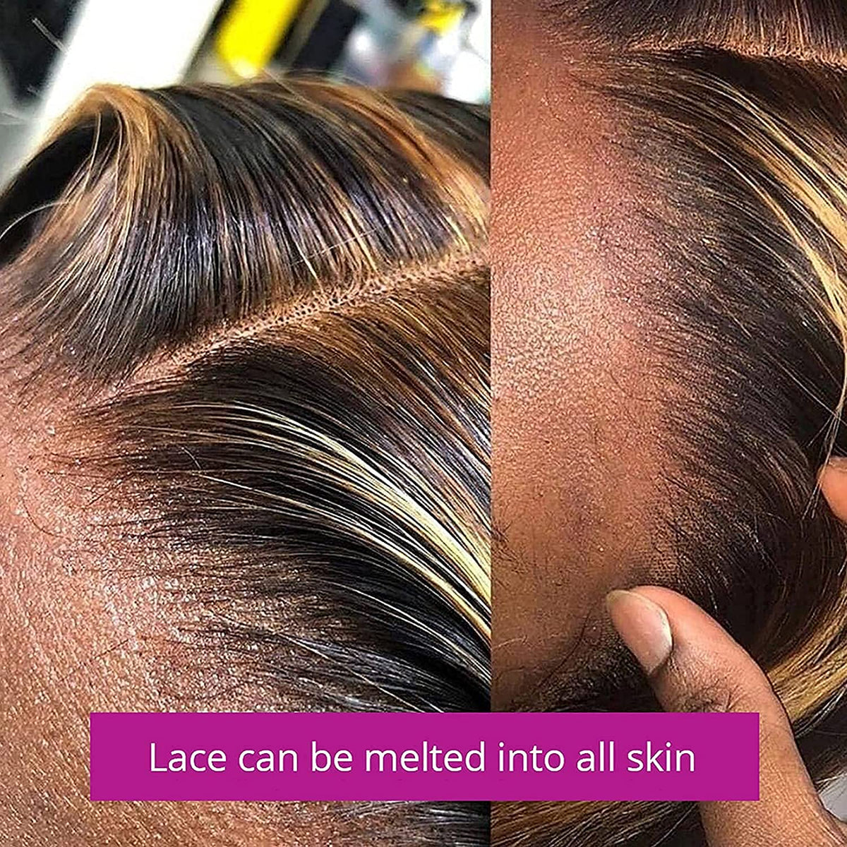 Haha Brazilian virgin hair wig 18 inches for long-lasting styling options.