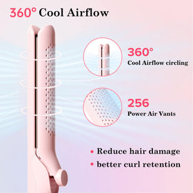 Hahahope 360 air flow cooling system sets curls faster with less heat exposure