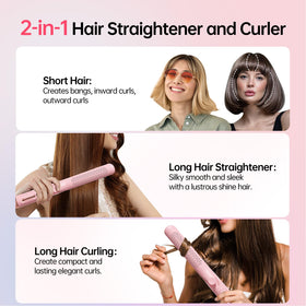 Hahahope 5 heat settings with LED display for customized styling