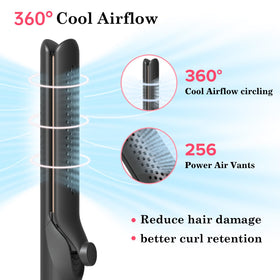 Hahahope wand emitting ions for hair care during styling
