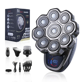 HAHAKEE 9D head shaver with floating head for a precise shave