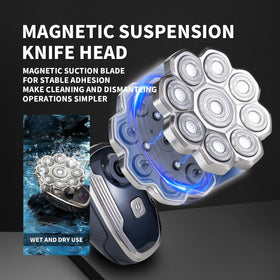 HAHAKEE IPX6 waterproof shaver for wet or dry grooming