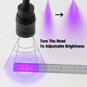 HAICHER UV lamp side profile, sturdy build for reliable gel curing during sessions