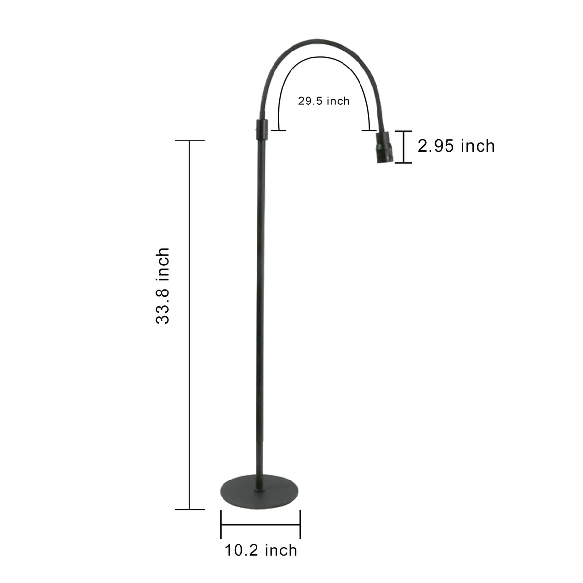 HAICHER UV light adjustable gooseneck, flexible positioning for precise curing