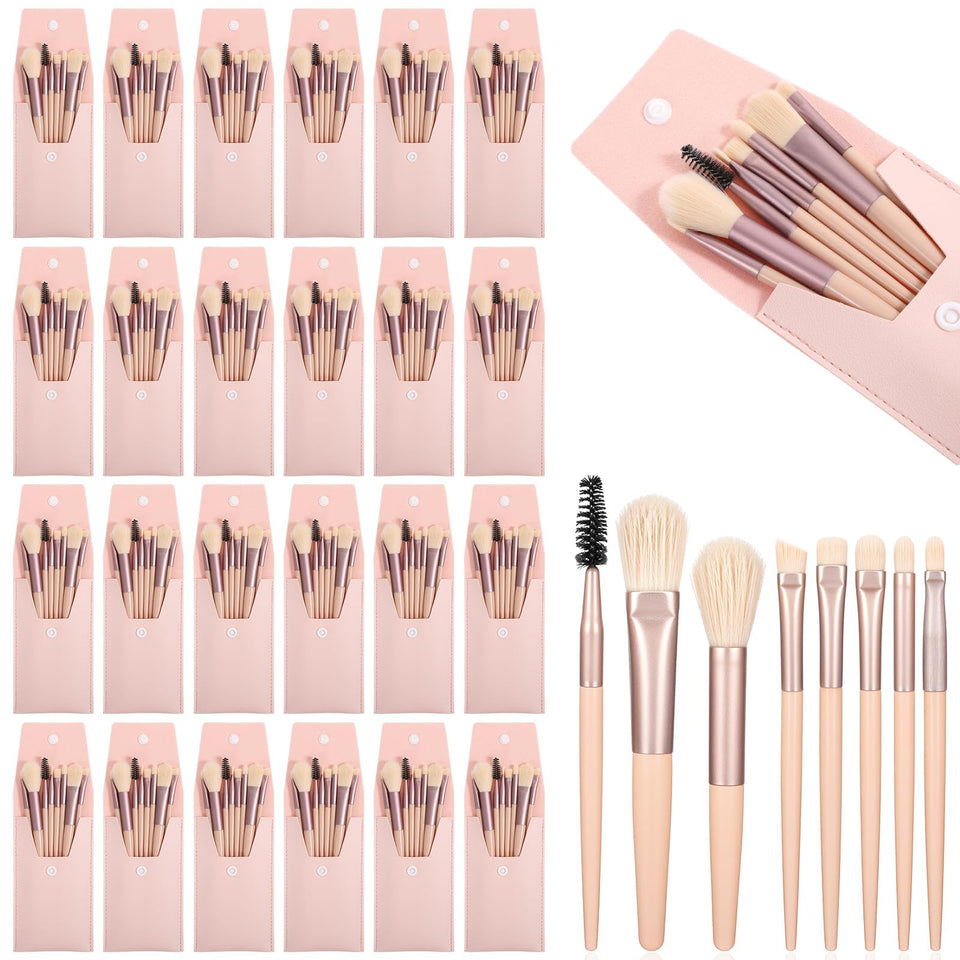 HaiFafafaing mini travel brush set with bag for easy on the go touch ups