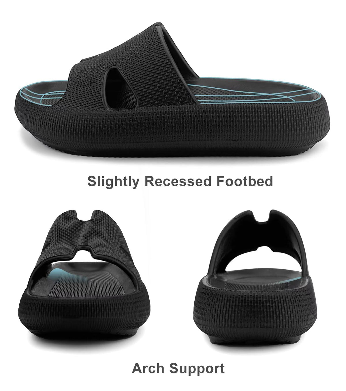 Haifago Cloud Slides platform cushioning delivers cloud like comfort on every step