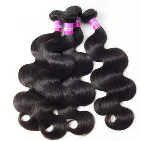 Hailriss 12A body wave bundle 16 inch close-up versatile styling options