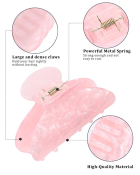 HAIMEIKANG brown glitter clip secures updos.