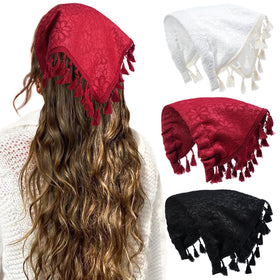 HAIMEIKANG floral bandana headband worn for casual daily style.
