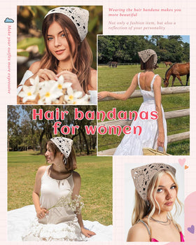 HAIMEIKANG Soft Edge Bandana provides gentle comfort and easy wear