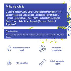 Hair Candy Hair Growth Serum 2DDR pour shot suggesting scalp revitalization