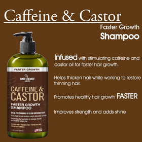Hair Chemist shampoo being massaged into scalp for even distribution during wash