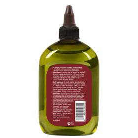 Hair Chemist Pro-Growth castor oil dropper applying on scalp for nourishment