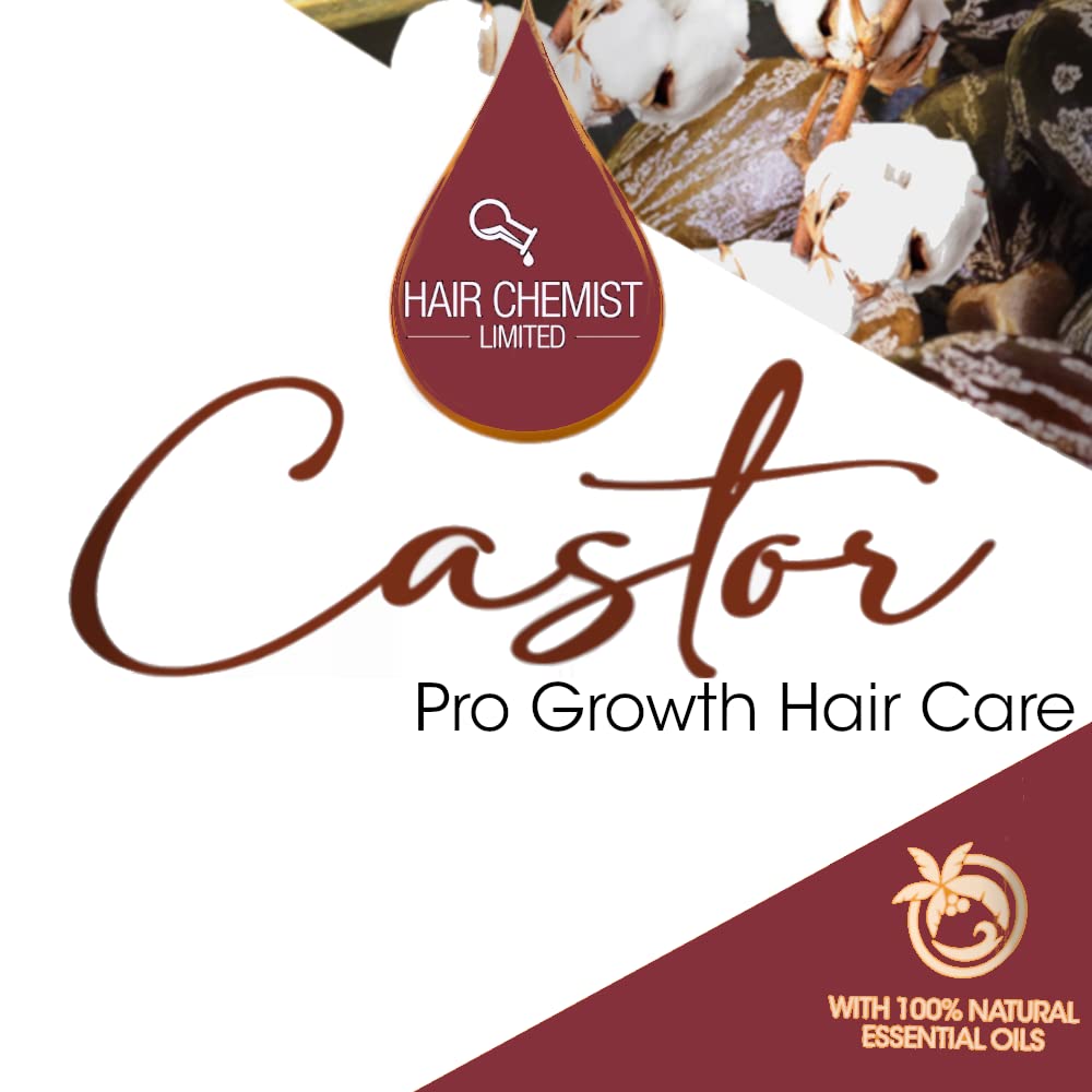 Hair Chemist Pro-Growth castor oil ingredient highlight shows pure castor oil benefits