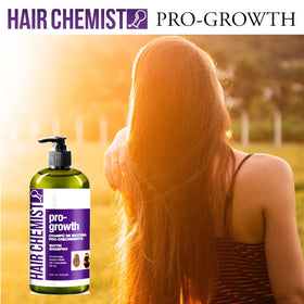 Creamy lather from Hair Chemist Pro-Growth Shampoo on scalp