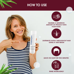 HAIR CLUB Maxxam Crème Rinse Detangler results in soft, manageable hair.