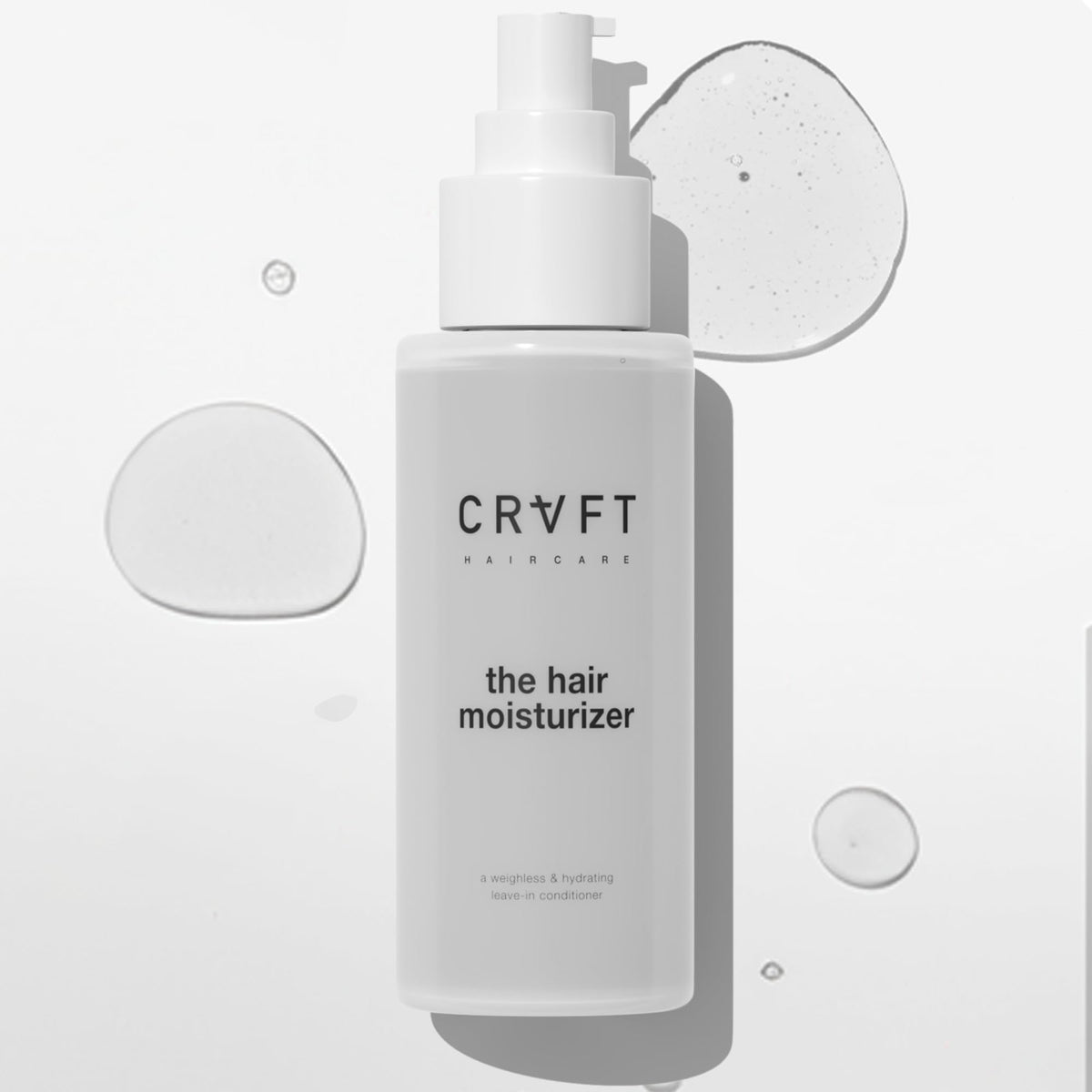 Hair Craft Co. CRVFT daily leave-in bottle provides hydrating care for dry hair.