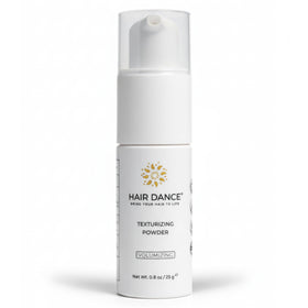Hair Dance Volumizing Powder bottle shows unscented formula for everyday volume.