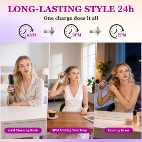 Hair Essence Go Brush Pro rapid heat in two minutes for quick mornings