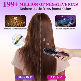 Hair Essence Go Brush Pro pink packaging highlighting gift-ready travel design