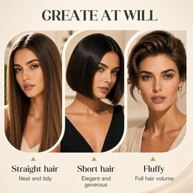 Hair Essence Go Brush Pro anti-scald teeth protect skin during use.