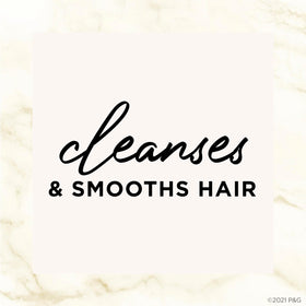 Hair Food shampoo ingredients list highlights coconut milk for nourishment.