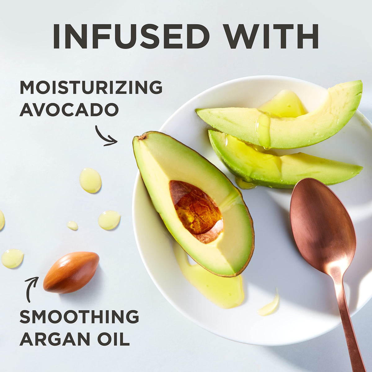 Hair Food label close-up highlights a clean formula