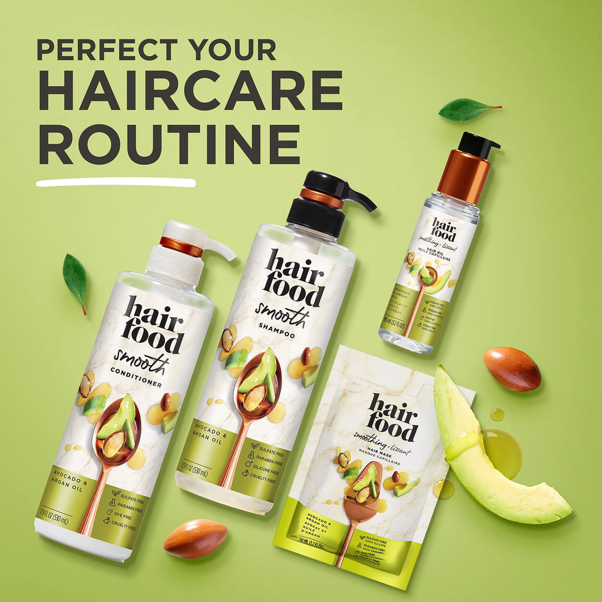 Hair Food soft hair strands after washing for touchable feel