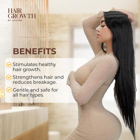 Hair Growth by Jailyne Ojeda color-treated hair hero image demonstrates safe use