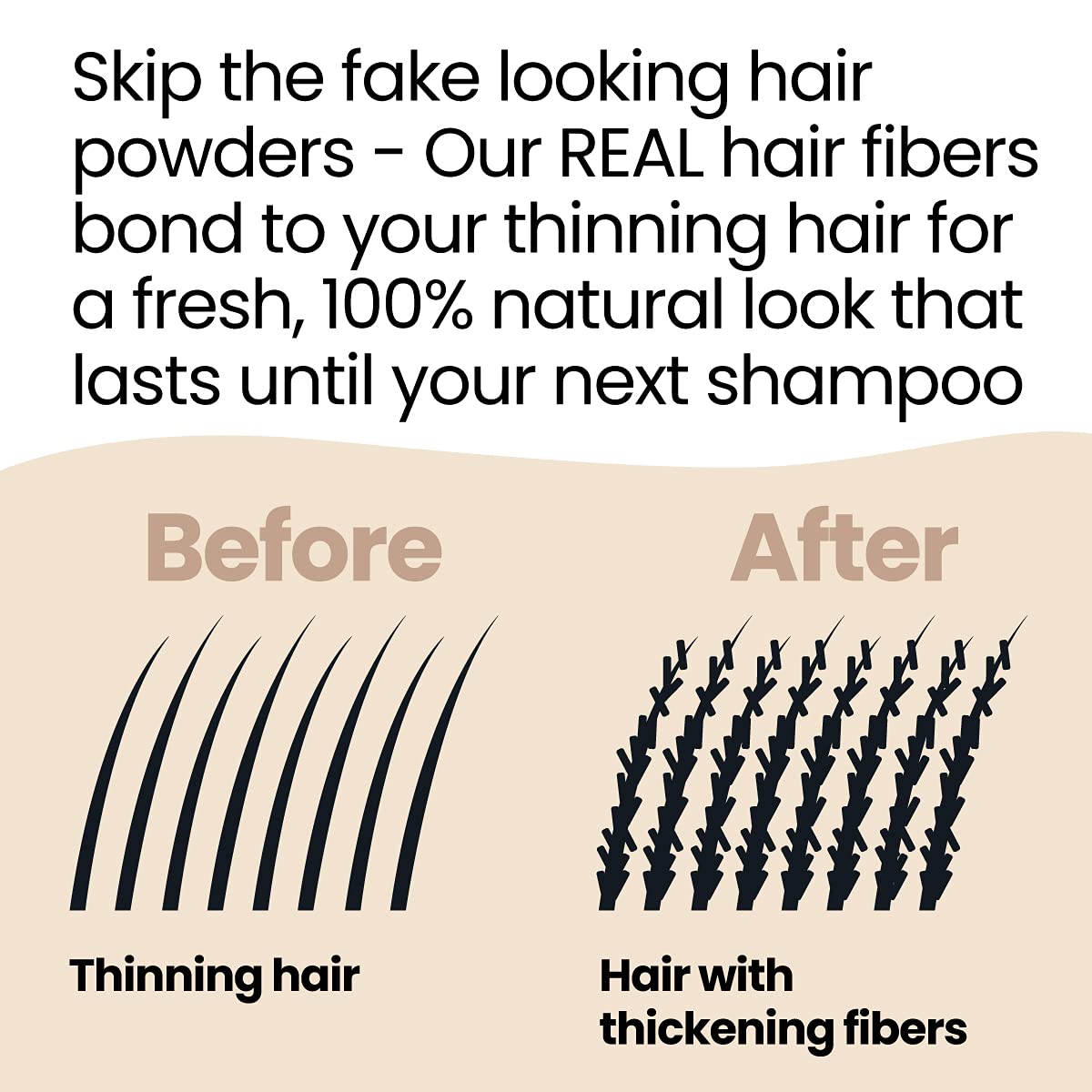 Hair Illusion shade swatches to match natural color tones
