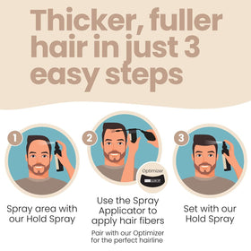 Hair Illusion two-pack held in hand for easy replacement