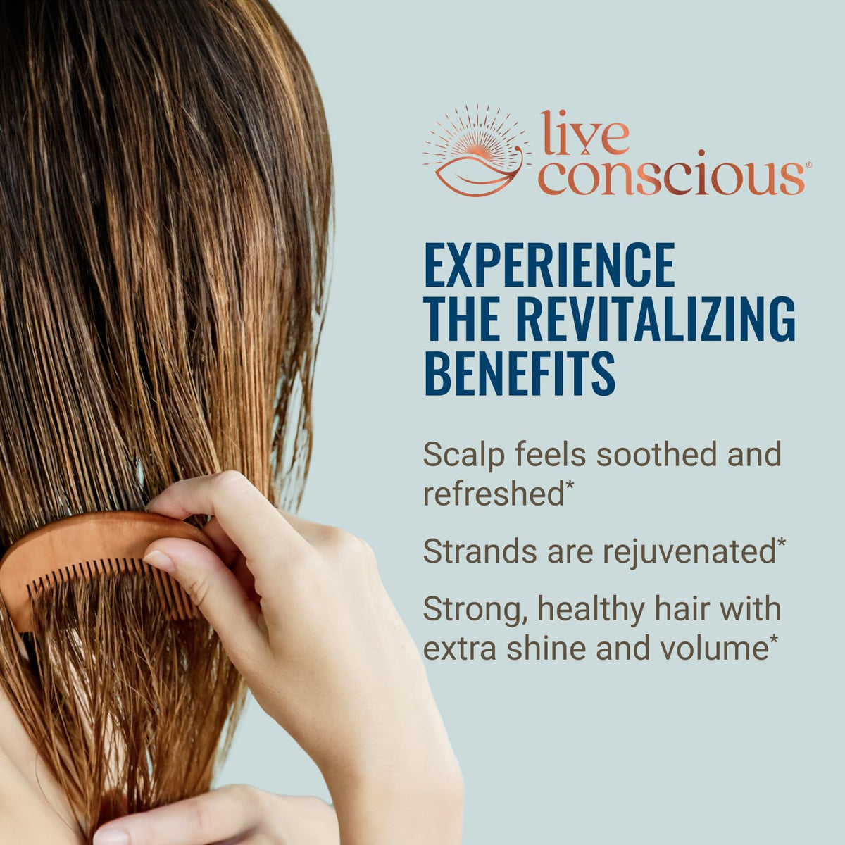 Boxed 2-pack of Live Conscious Revitalizing Blend by Hair La Vie