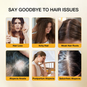 Hair Labs Biotin Peptide Shampoo ingredients closeup highlights coconut and tea tree oils.