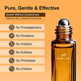 Hair Labs Bottle on clean surface conveys premium daily care ritual