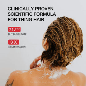 Hair Labs targets follicle nutrition to help reduce hair fall.