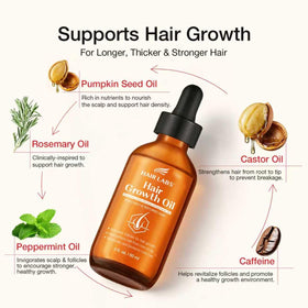 Hair Labs scalp massage with growth oil to nourish follicles.