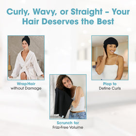 Hair RePear fast drying with high absorbency for quicker routines.