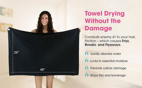 Hair RePear friction reduction protects delicate wet hair from stress.
