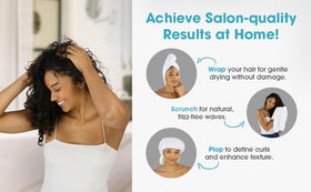 Hair RePear soft cotton close-up shows gentle touch