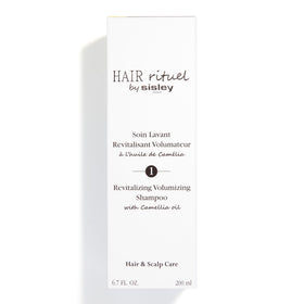 Hair Rituel by Sisley application on scalp demonstrates easy massaging ritual.