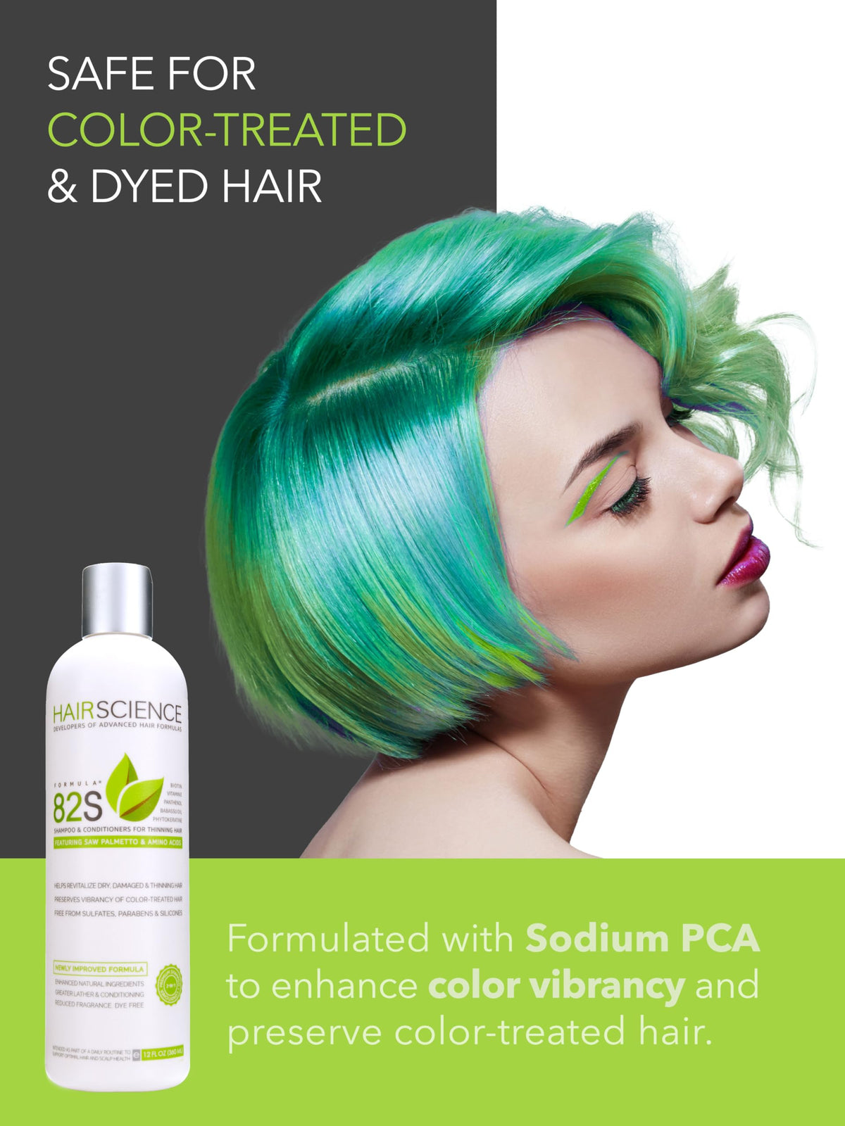 Hair Science Formula 82S daily use for sensitive scalps
