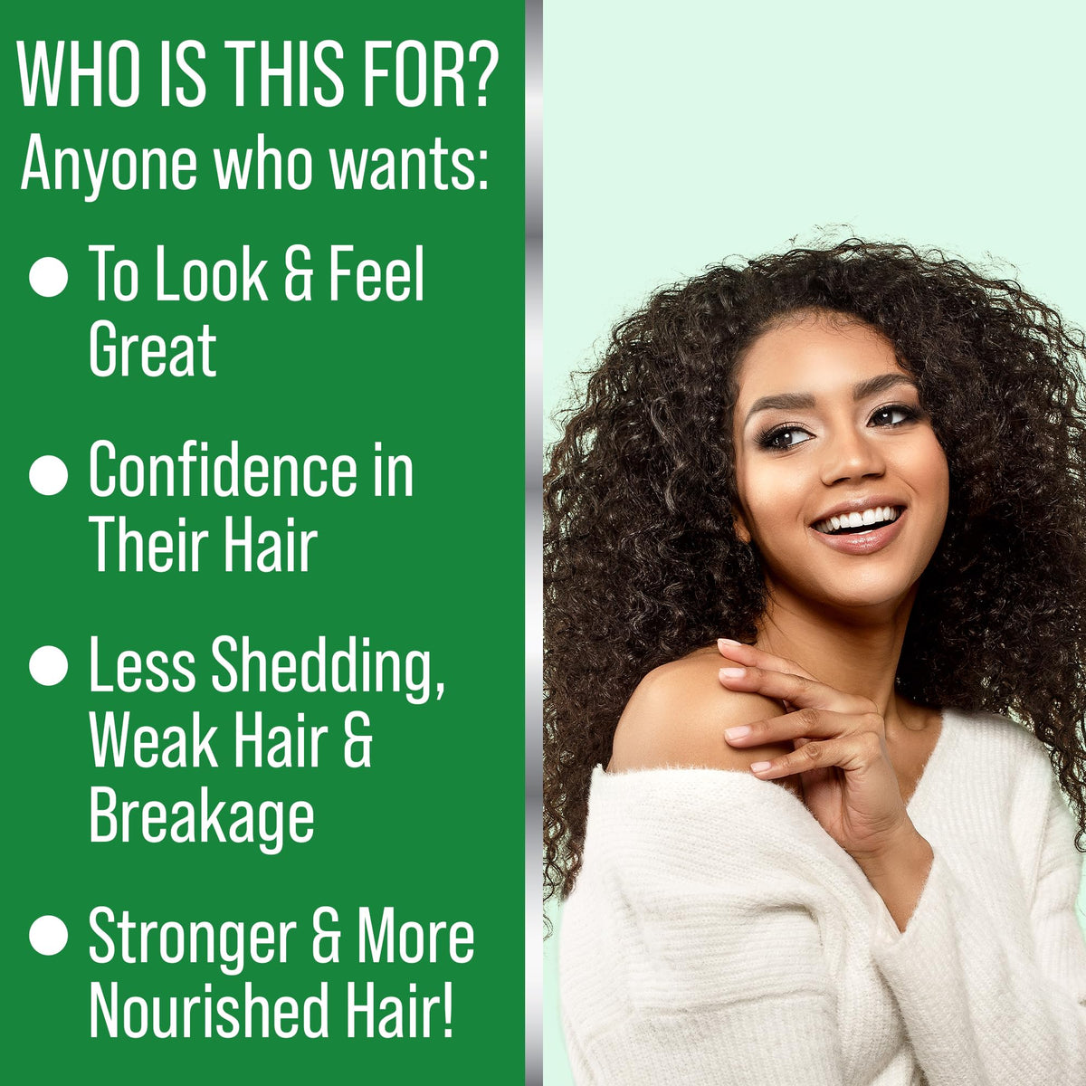 Hair Thickness Maximizer Peppermint Oil application dropper suggests scalp massage use