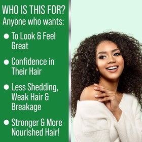 Hair Thickness Maximizer Peppermint Oil application dropper suggests scalp massage use
